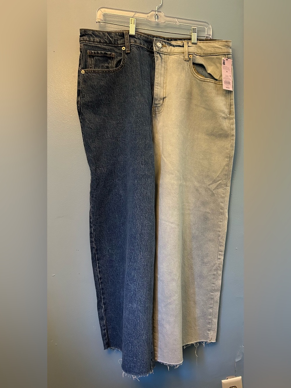 Wild Fable Two-Tone High-Rise Jeans Size 16